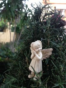 Fairies of The Rosemary Garden - Little Girl Fairy in Tree